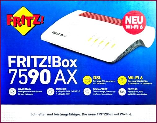 AVM FRITZ!Box 7590 AX WLAN-Router - Weiß 