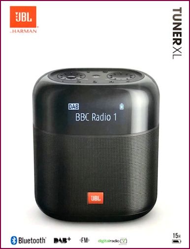 JBL Tuner XL Radio (Digitalradio DAB+) - Schwarz 