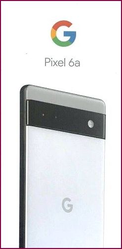 Google Pixel 6a 5G (B-Ware/wie Neu) - 128GB Smartphone Android 12 - Weiß/Chalk