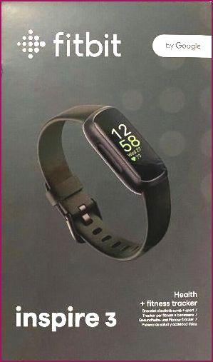 Fitbit Inspire 3 - Aktivitäts- und Fitnesstracker - Schwarz/Midnight Zen Black