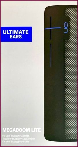 Ultimate Ears MEGABOOM Lite tragbarer Bluetooth Lautsprecher - Schwarz