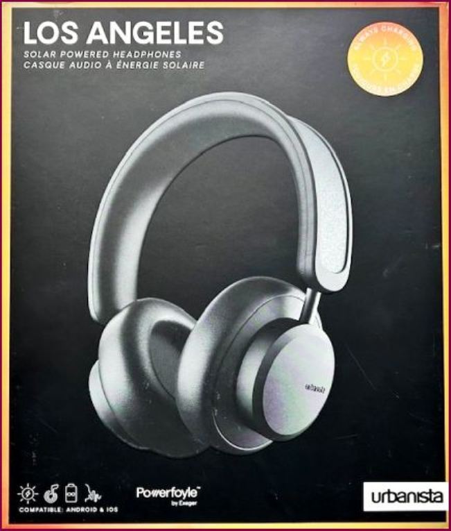 Urbanista Los Angeles Bluetooth-Kopfhörer mit Activ Noise Cancelling - Midnight Black