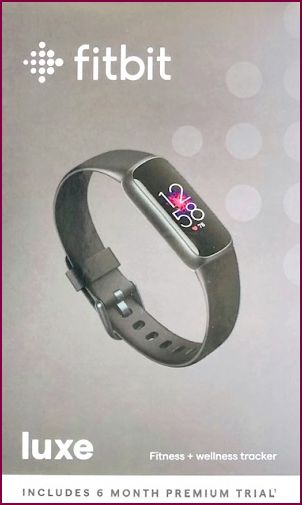Fitbit Luxe (B-Ware) Fitness- und Wellnesstracker mit GPS - Schwarz/Graphit